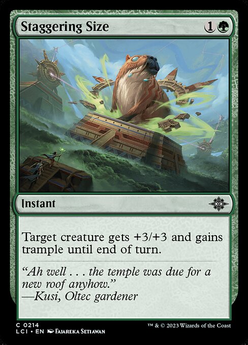 Staggering Size - The Lost Caverns of Ixalan Magic card