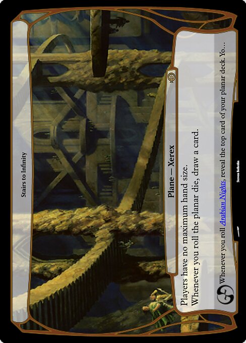 Stairs to Infinity - Planechase Anthology Planes (#73) - Illustrated by Steven Belledin - Magic: The Gathering Card