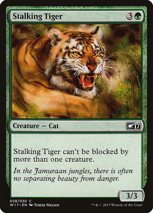 Stalking Tiger - Welcome Deck 2017 Magic card