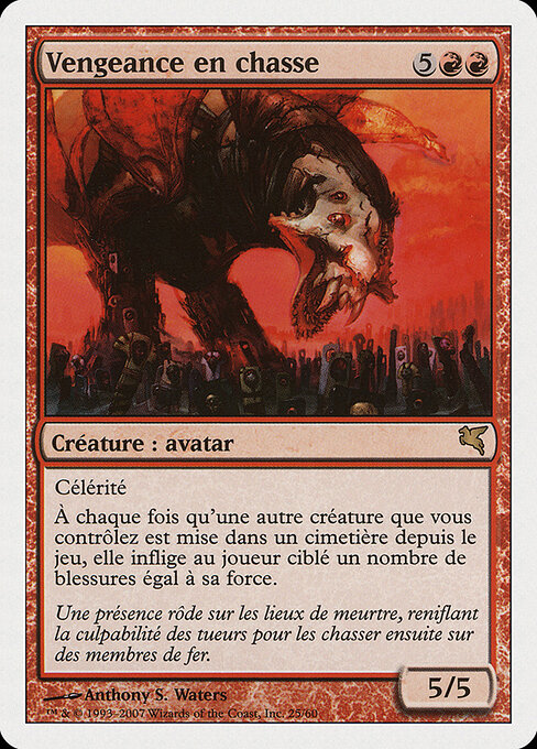 Pirschende Rache (Stalking Vengeance) - Commander 2013 (#121) - Illustrated by Anthony S. Waters - Magic: The Gathering Card
