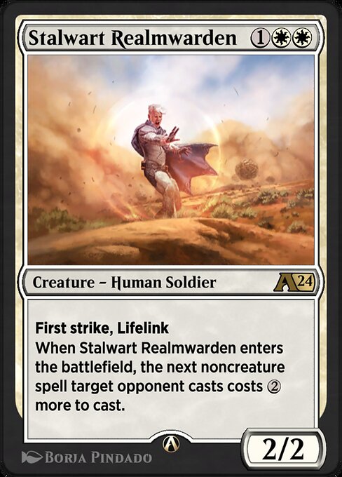 Stalwart Realmwarden - Alchemy: Outlaws of Thunder Junction Magic card