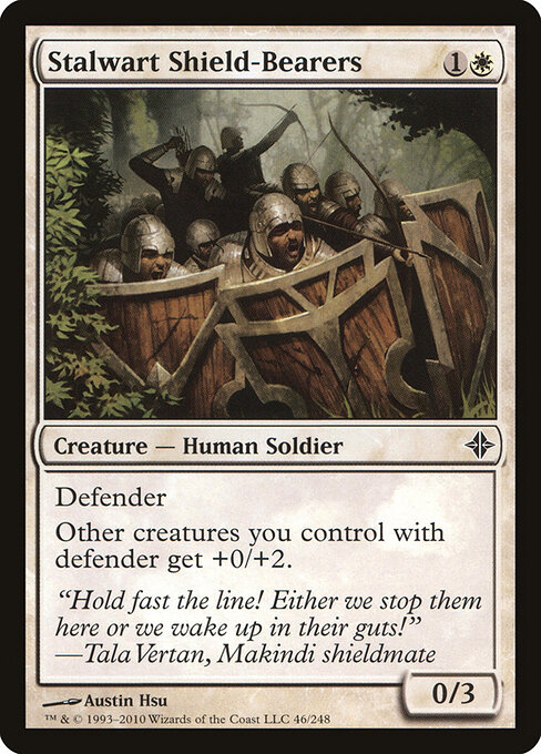 Stalwart Shield-Bearers - Rise of the Eldrazi Magic card