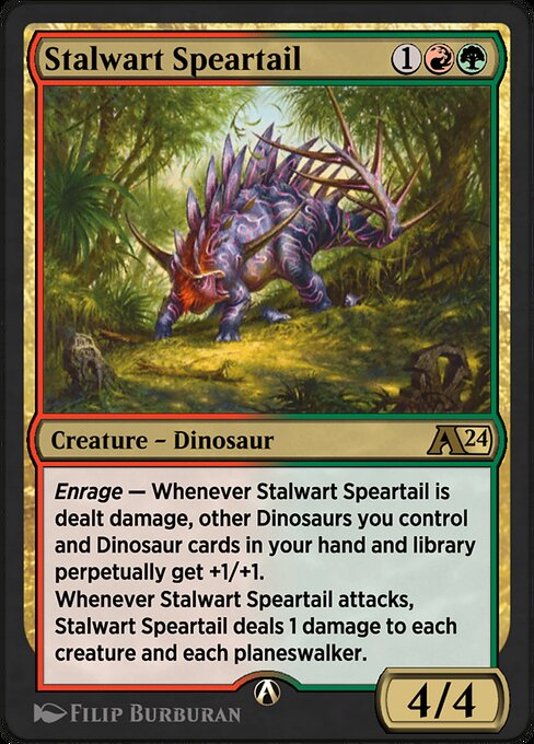 Stalwart Speartail - Alchemy: Ixalan Magic card