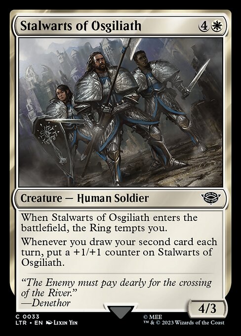 Stalwarts of Osgiliath - The Lord of the Rings: Tales of Middle-earth Magic card