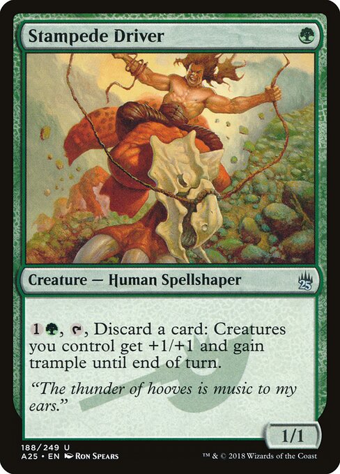 Stampede Driver - Masters 25 Magic card