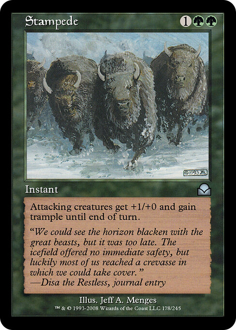 Stampede - Masters Edition II Magic card