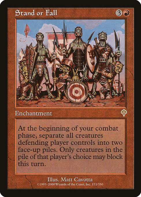 Stand or Fall - Invasion Magic card