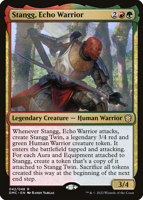 Stangg, Echo Warrior - Dominaria United Commander Magic card