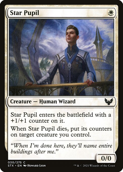 Star Pupil - Strixhaven: School of Mages (#30) - Illustrated by Howard Lyon - Magic: The Gathering Card
