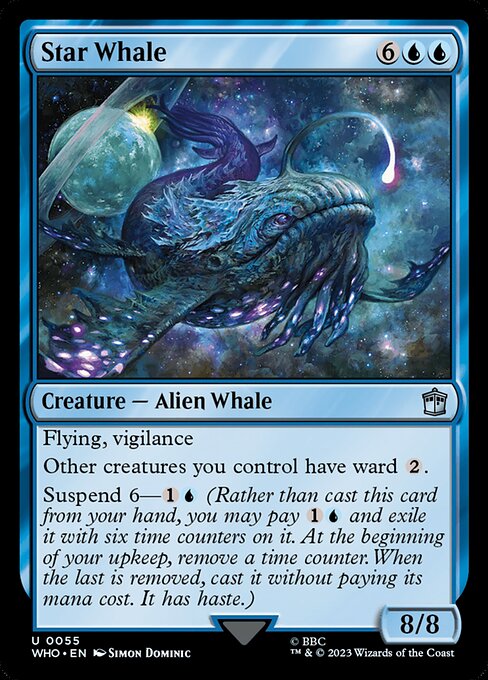 Star Whale - Doctor Who Magic card