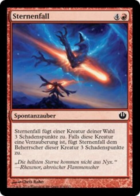 Chute stellaire (Starfall) - Journey into Nyx (#114) - Illustrated by Chris Rahn - Magic: The Gathering Card