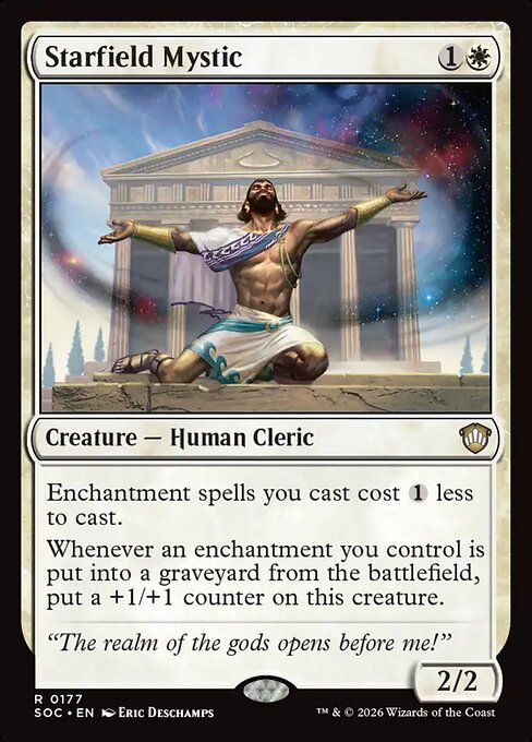 Starfield Mystic - Secrets of Strixhaven Commander Magic card