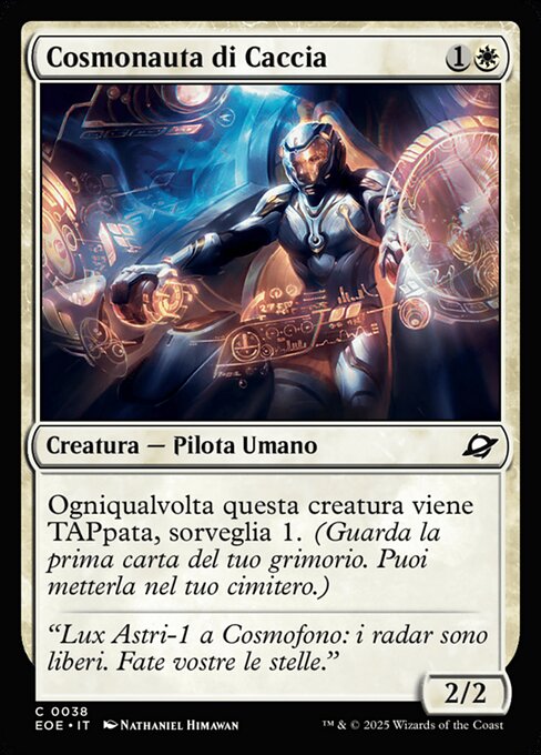 Starfighter Pilot - Edge of Eternities (#38) - Illustrated by Nathaniel Himawan - Magic: The Gathering Card