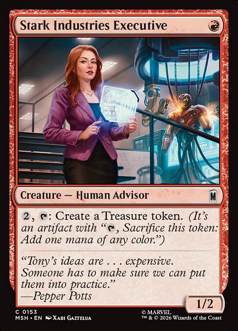 Stark Industries Executive - Marvel Super Heroes Magic card