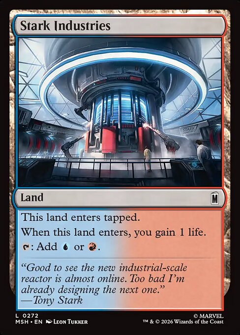 Stark Industries - Marvel Super Heroes Magic card