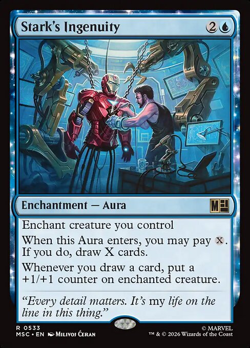 Stark's Ingenuity - Marvel Super Heroes Commander Magic card