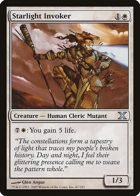 Starlight Invoker - Tenth Edition (#47) - Illustrated by Glen Angus - Magic: The Gathering Card