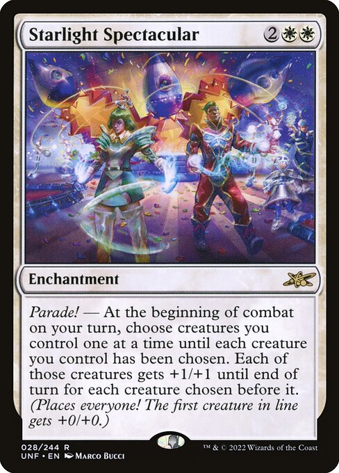 Starlight Spectacular - Unfinity (#28) - Illustrated by Marco Bucci - Magic: The Gathering Card