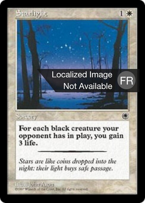 Starlight - Seventh Edition (#49) - Illustrated by Brian Despain - Magic: The Gathering Card