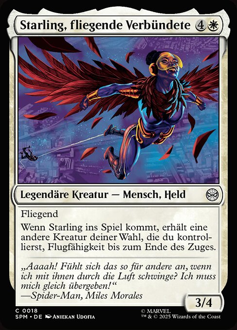 Starling, Aerial Ally
