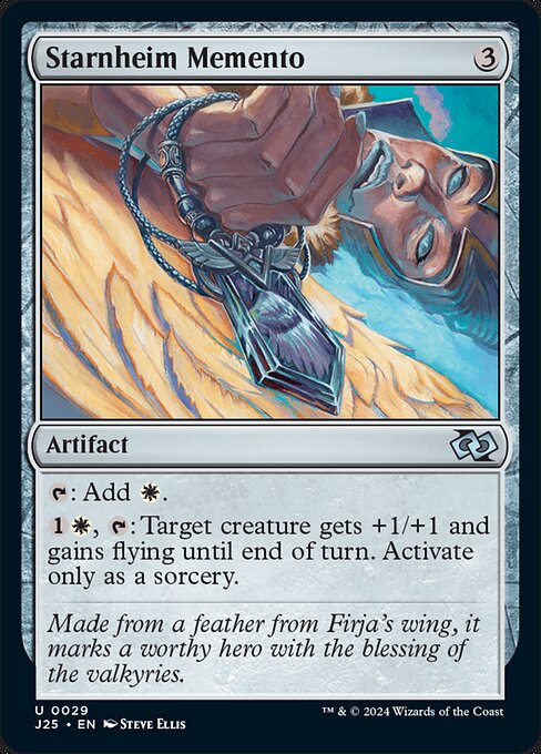 Starnheim Memento - Foundations Jumpstart (#29) - Illustrated by Steve Ellis - Magic: The Gathering Card
