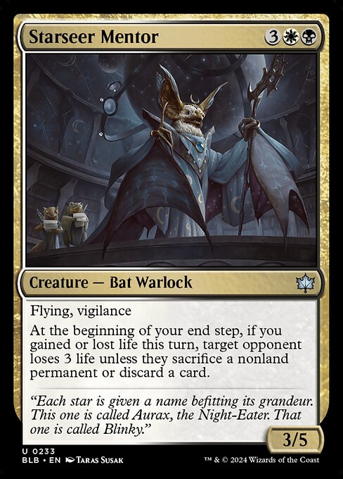 Starseer Mentor - Bloomburrow Magic card