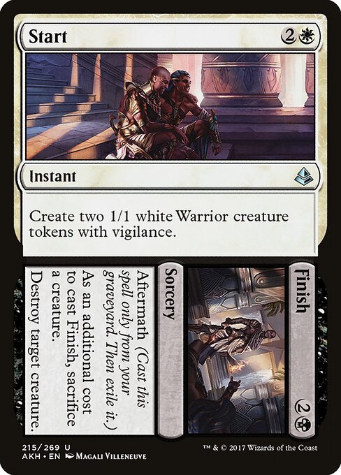 Start // Finish - Amonkhet Magic card