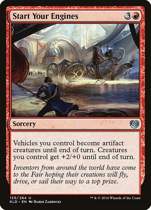 Start Your Engines - Kaladesh Magic card