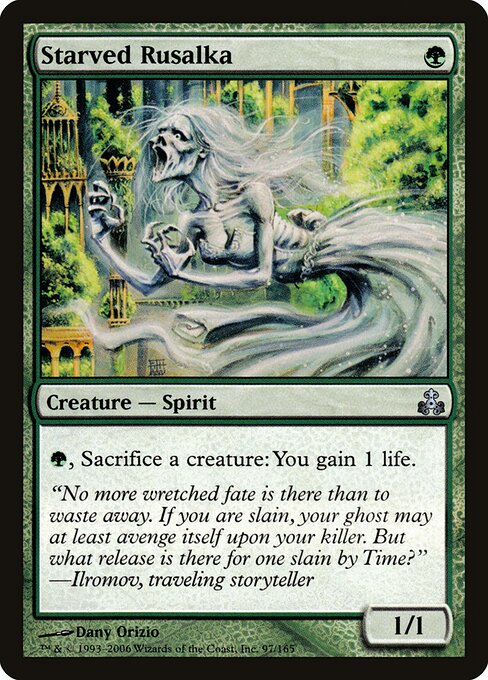 Starved Rusalka - Guildpact Magic card