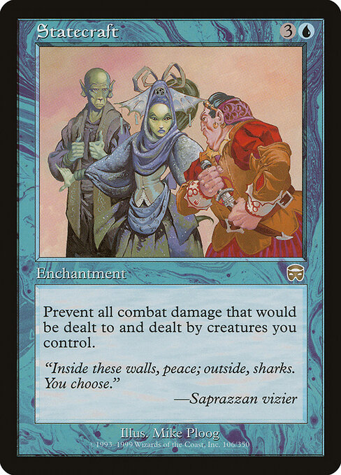 Statecraft - Mercadian Masques Magic card