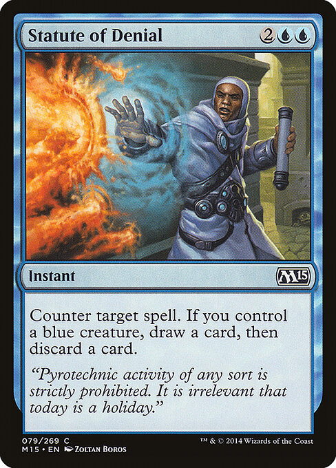 Statute of Denial - Magic 2015 Magic card
