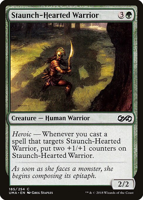 Staunch-Hearted Warrior - Ultimate Masters Magic card