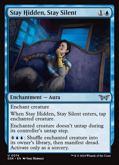 Stay Hidden, Stay Silent - Duskmourn: House of Horror Magic card