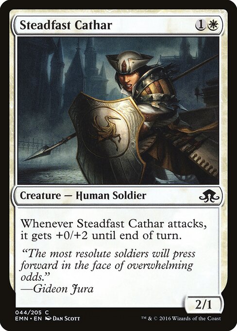 Steadfast Cathar - Eldritch Moon Magic card
