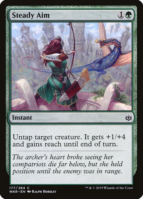 Steady Aim - War of the Spark Magic card