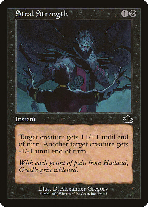 Steal Strength - Prophecy Magic card