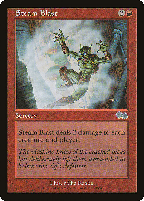 Steam Blast - Urza's Saga Magic card