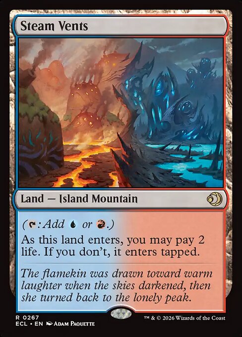 Steam Vents - Lorwyn Eclipsed Magic card