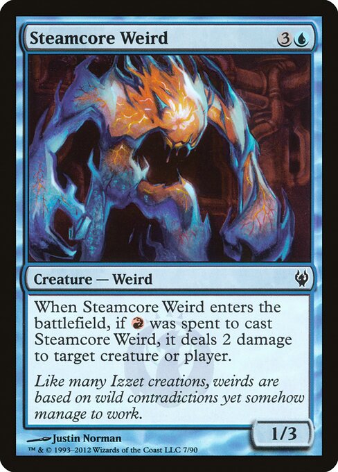 Steamcore Weird - Duel Decks: Izzet vs. Golgari Magic card