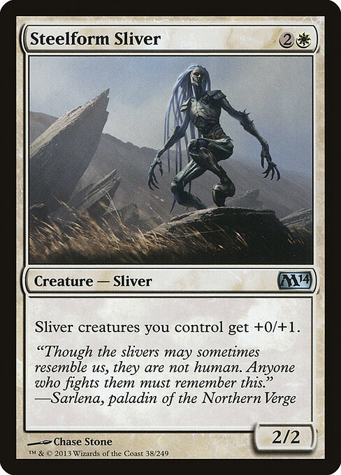 Steelform Sliver - Magic 2014 Magic card