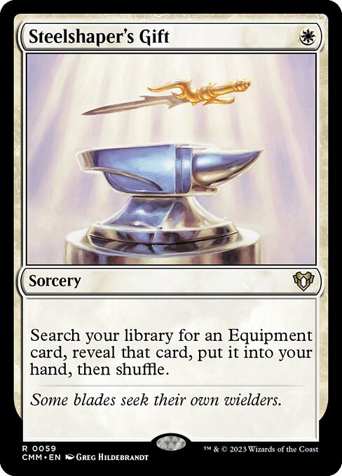 Steelshaper's Gift - Commander Masters Magic card