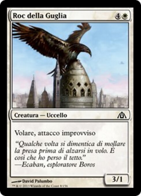 尖顶洛克鸟 (Steeple Roc) - Dragon's Maze (#8) - Illustrated by David Palumbo - Magic: The Gathering Card