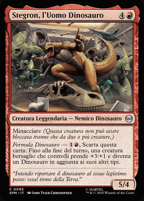 Stegron the Dinosaur Man