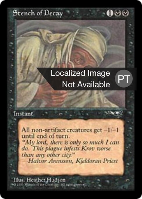 Verwesungsgestank (Stench of Decay) - Alliances (#61b) - Illustrated by Heather Hudson - Magic: The Gathering Card