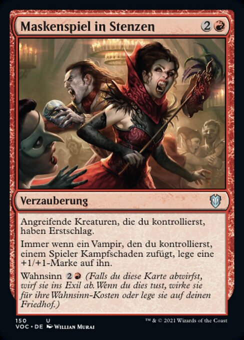 Stensia Masquerade - Shadows over Innistrad Remastered (#178) - Illustrated by Willian Murai - Magic: The Gathering Card