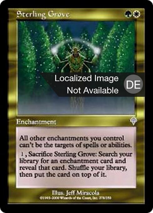 Sterling Grove - Magic Online Theme Decks (#A106) - Illustrated by Jeff Miracola - Magic: The Gathering Card