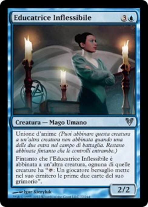 严峻教师 (Stern Mentor) - Avacyn Restored (#77) - Illustrated by Igor Kieryluk - Magic: The Gathering Card