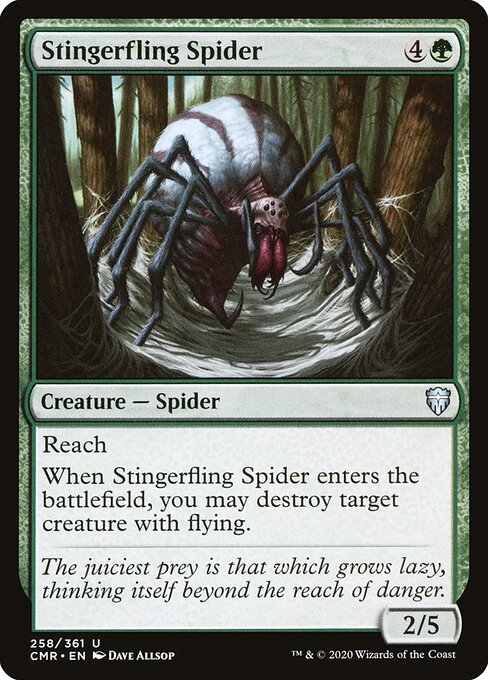 Stingerfling Spider - Commander Legends Magic card