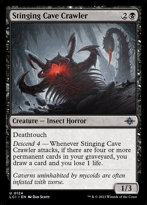 Stinging Cave Crawler - The Lost Caverns of Ixalan Magic card