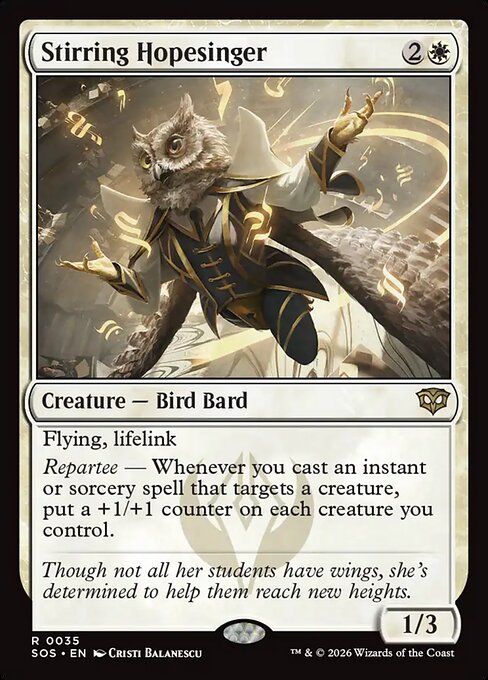 Stirring Hopesinger - Secrets of Strixhaven Magic card